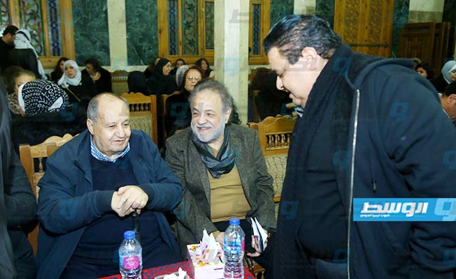 من عزاء الكاتب الراحل لينين الرملي (تصوير: مصطفى مرتضى)