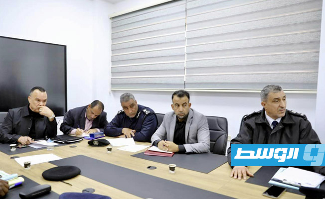 اجتماع بديوان وزارة الداخلية التابعة لحكومة الوحدة الوطنية، 1 يناير 2022. (وزارة الداخلية)