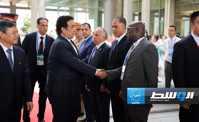 المنفي لدى وصوله العاصمة الصينية بكين، 3 سبتمبر 2024. (المجلس الرئاسي)