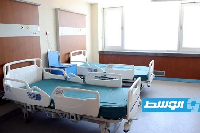 تجهيزات الأقسام الجديدة بمستشفى العيون في طرابلس، الأحد 7 يونيو 2026. (حكومتنا)