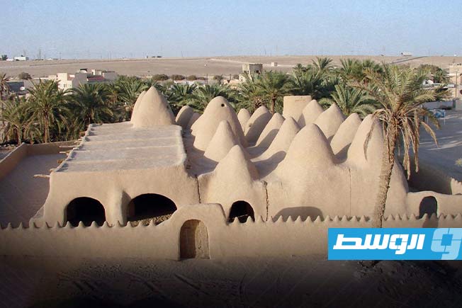 «مسجد أوجلة العتيق» بمدينة أوجل (فيسبوك)