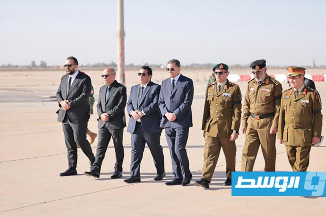 جانب من مراسم تأبين الحداد ومرافقيه، طرابلس، 27 ديسمبر 2025 (وزارة الدفاع)