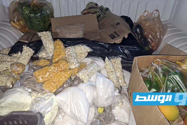 مصادرة أغذية غير مطابقة للمواصفات في أوباري، 19 فبراير 2026. (مركز الرقابة على الأغذية)