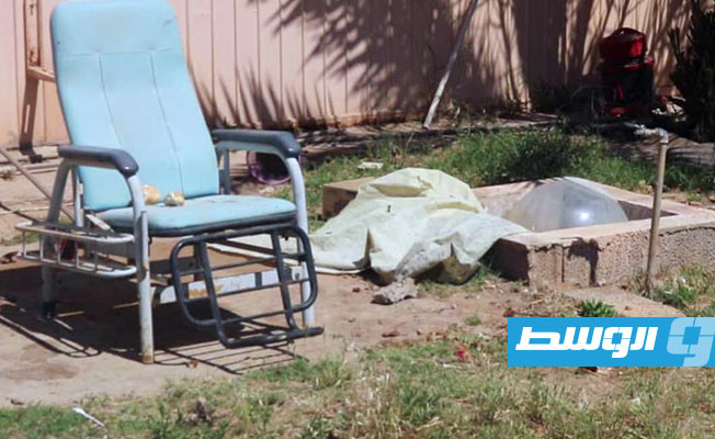 جولة الزناتي بمستشفى علي الرويعي للأمراض النفسية في بنغازي. (وزارة الصحة)