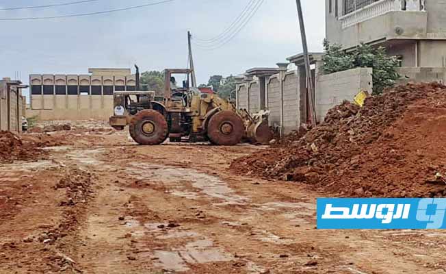 فتح المسارات في مدينة سوسة المتضررة جراء العاصفة «دانيال»، 19 سبتمبر 2023. (صفحة البلدية على فيسبوك)