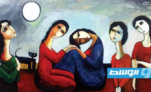 الفنانة تغريد البقشي عاشقة اللون الأبيض