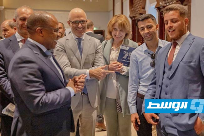 مؤتمر «الانتقال العادل والمستدام في مجال الطاقة» في طرابلس، 24 سبتمبر 2025. (حساب السفير الأوروبي على إكس)