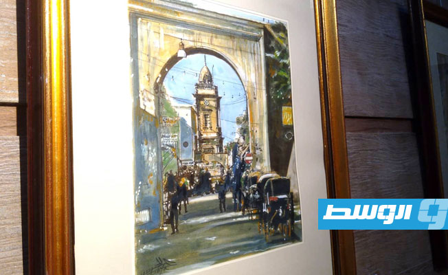 تدشين المعرض الشخصي الأول للفنان التشكيلي عبدالرزاق الدالي بعنوان «الخريف» (بوابة الوسط)