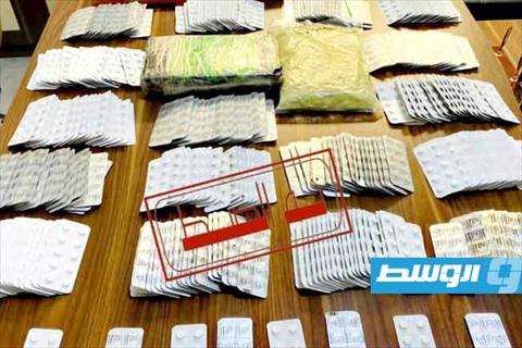 مضبوطات من المخدرات. (أرشيفية: الإنترنت)