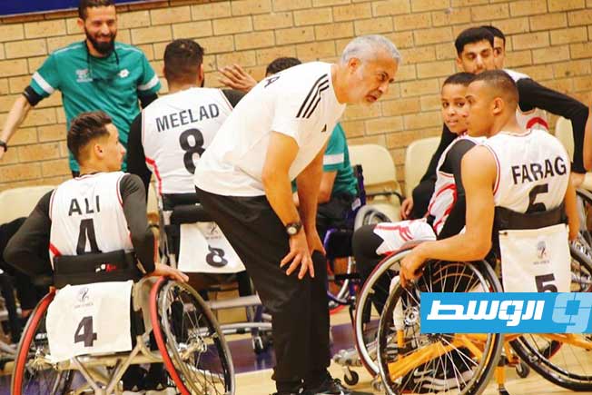 جانب من مشاركة المنتخب الليبي لكرة السلة على الكراسي المتحركة تحت 23 عاما. (فيسبوك)