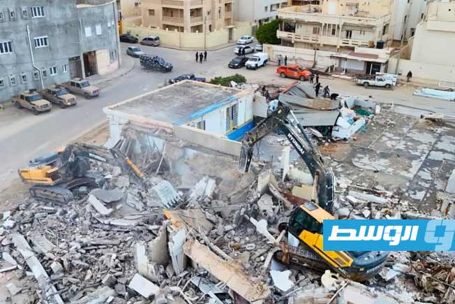 أعمال توسعة ضمن مشروع طريق حي الأندلس البحري، 9 يناير 2026. (جهاز الإسكان)