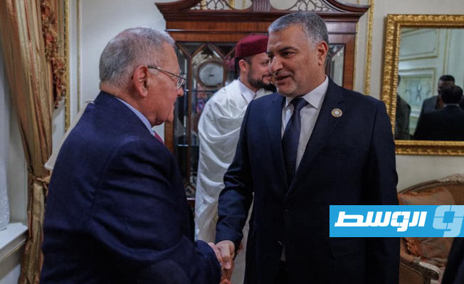 لقاء تكالة مع رعايا ليبيين في واشنطن، 17 نوفمبر 2023. (مجلس الدولة)