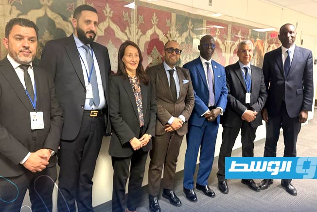 مراسم توقيع مذكرة التفاهم بين وفد حكومة الوحدة الوطنية الموقتة والبنك الدولي في واشنطن. (حكومتنا)