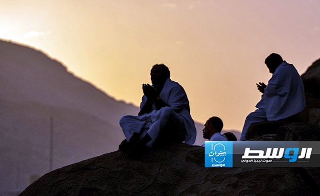 حجاج يؤدون المناسك في يوم عرفة، 15 يونيو 2024 (وزارة الحج والعمرة السعودية)