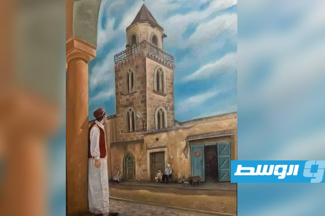 لوحة للفنانة الليبية مودة زِقْلِم (فيسبوك)