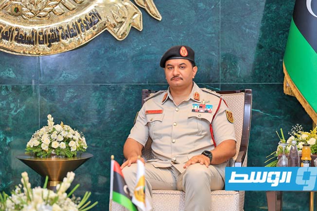 لقاء صدام حفتر ورئيس المخابرات التركي إبراهيم كالين في بنغازي، الإثنين 25 أغسطس 2025. (القيادة العامة)
