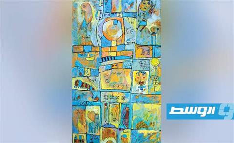 التشكيلي محمود الحاسي فنان التلقائية