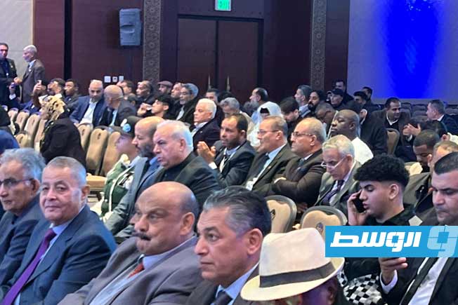 جانب من حفل توزيع جوائز لبدة (تصوير - عبدالرحيم الشريف)
