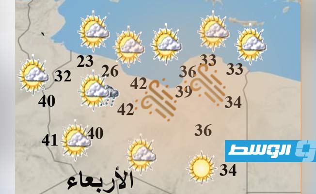 أحوال الطقس اليوم: انخفاض درجات الحرارة على الساحل الغربي