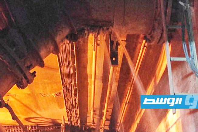 إيقاف ضخ مياه الصرف الصحي في أجدابيا بسبب صيانة طارئة، 27 فبراير 2026. (بوابة الوسط)
