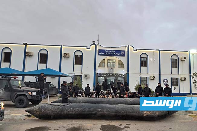 إحباط محاولة هجرة غير قانونية انطلاقا من منطقة بئر الأشهب، 21 يناير 2026. (البحث الجنائي)