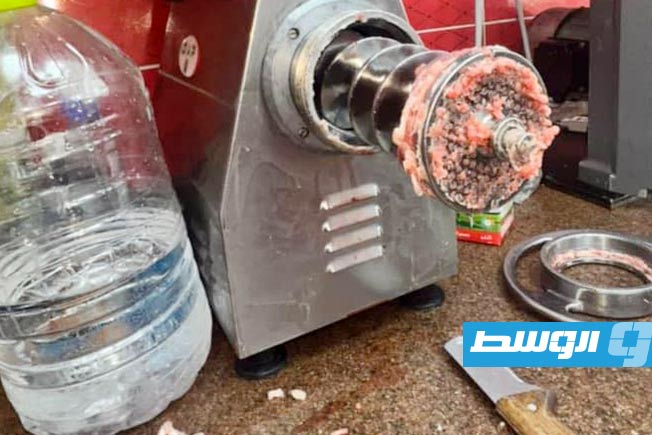حملة تفتيشية على مجازر وسلخانات جنزور، 25 فبراير 2026. (مركز الرقابة على الأغذية)