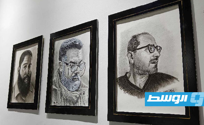 من أجواء معرض الفنان التشكيلي عماد عريبي في دار الفقيه حسن، السبت 22 ديسمبر 2024. (بوابة الوسط)