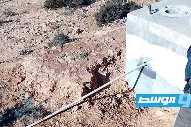من أعمال إزالة التعديات على مسارات النهر الصناعي بمنطقة العربان، 21 ديسمبر 2025. (إنفاذ القانون)