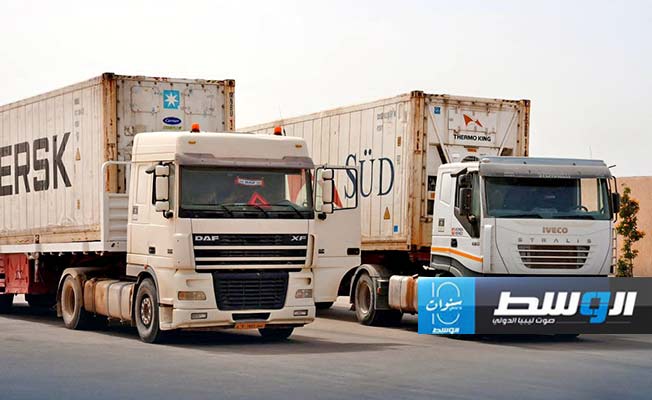 جانب من شحنة البيض المستوردة، الأربعاء 1 مايو 2024 (الحكومة المكلفة من مجلس النواب)