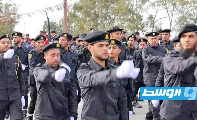 جانب من احتفال مديرية أمن الجفارة بذكرى ثورة 17 فبراير، الخميس 16 فبراير 2023 (وزارة الداخلية)