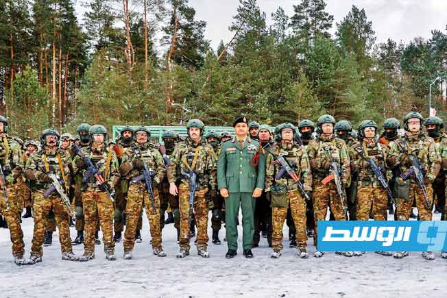 دفعة جديدة من القوات الخاصة خلال دورة في بيلاروسيا (صفحة شعبة الإعلام الحربي بموقع فيسبوك)