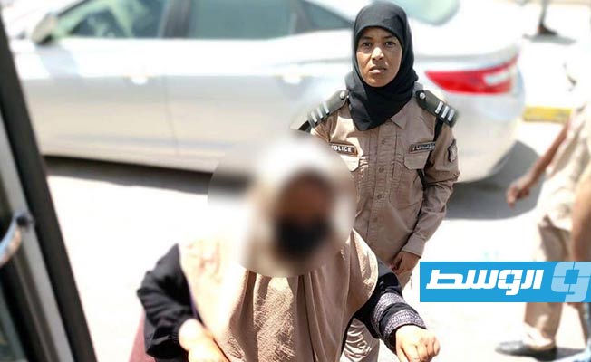 جانب من حملة ضبط المتسولين في طرابلس، 4 أغسطس 2023 (مديرية أمن طرابلس)