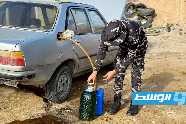 إحباط محاولات تهريب في منفذ رأس اجدير، 8 أبريل 2025. (إدارة إنفاذ القانون)