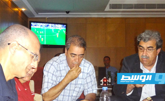 رئيس التحرير وعبدالوهاب بدر خان ويوسف الخازم وحسن الأمين (جريدة «الوسط»)