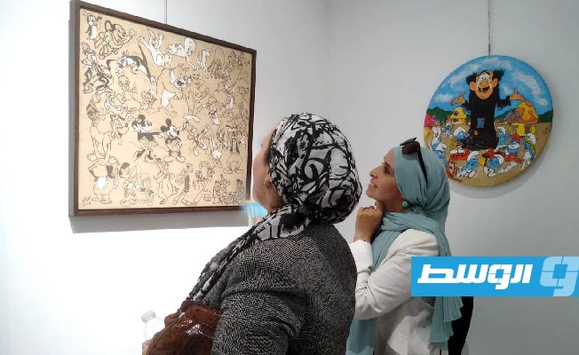 افتتاح معرض فنان الكوميكس عدنان القرني «كان وأبطالها» (بوابة الوسط)