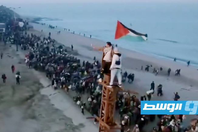 مشاهد العودة إلى شمال قطاع غزة. 27 يناير 2025. (الإنترنت)