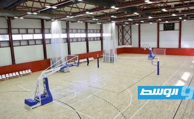 صالة الألعاب الرياضة الخاصة بنادي الاتحاد الليبي. (أرشيفية: صفحة كرة السلة الليبية بفيسبوك)