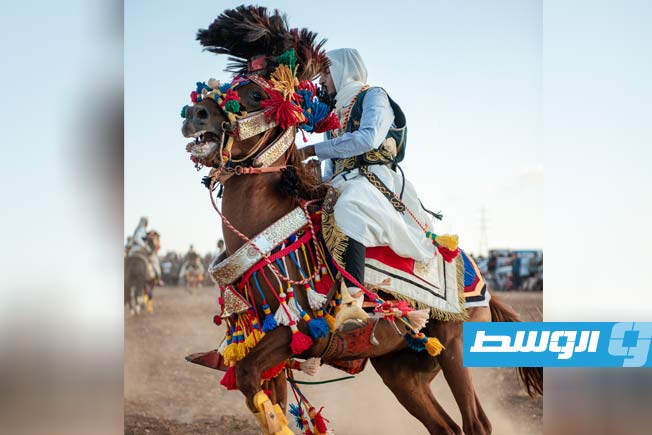 «ميّز الخيل» في تمودي.. احتفال بالهوية والفروسية الليبية (فيسبوك)