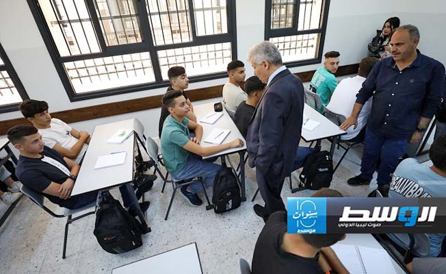 من داخل مدرسة في نابلس بالضفة الغربية، 9 سبتمبر 2024. (وكالة وفا)
