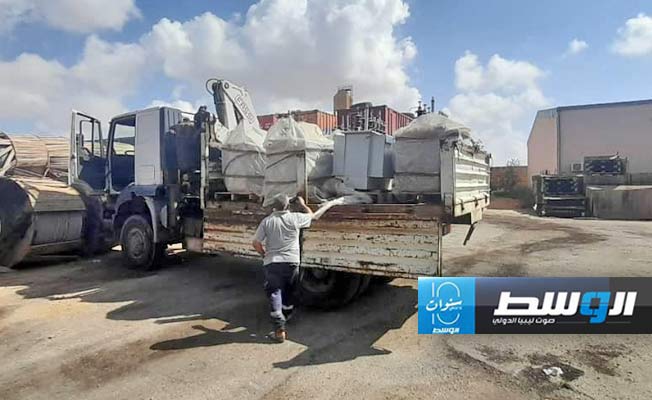 مواد تشغيلية جرى صرفها لإدارة توزيع المرقب، السبت 21 سبتمبر 2024 (الشركة العامة للكهرباء)