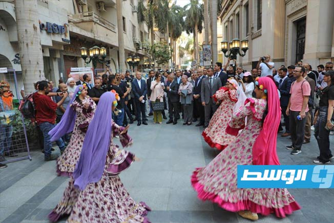 جانب من فعاليات «شارع الفن» في اشارع الشريفين بالقاهرة في 22 مايو 2026. (فيسبوك)