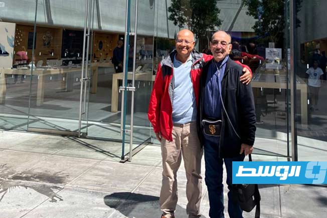 الدكتور فاروق الديب والدكتور علي عبداللطيف حميدة. (بوابة الوسط)