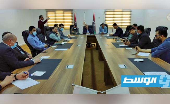 اجتماع مع عدد من أعيان مدينة درنة