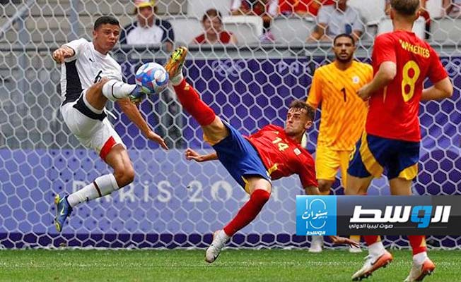 مباراة مصر وإسبانيا بدورة الألعاب الأولمبية (إكس)