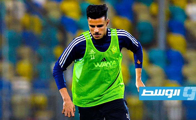 تدريبات المنتخب الليبي الأول لكرة القدم استعدادا لمواجهة السودان وديا، 10 نوفمبر 2023. (صفحة اتحاد كرة القدم الليبي عبر فيسبوك)