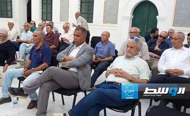 جانب من حضور الندوة (الجمعية الليبية للآداب والفنون)