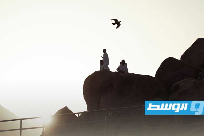 الحجاج الليبيون على صعيد عرفات، 26 مايو 2026. (هيئة الحج والعمرة)