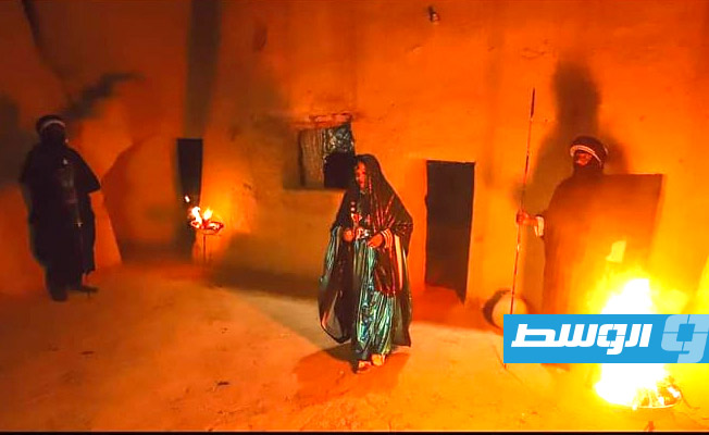 من كواليس تصوير مسلسل «حارس الصحراء» (خاص لبوابة الوسط)