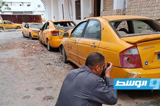 حصر الأضرار الناتجة عن اشتباكات طرابلس، 16 مايو 2025 (جهاز المباحث الجنائية)