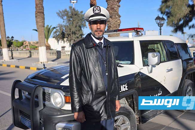 رجال الأمن في ميدان الشهداء في العاصمة طرابلس، 11 ديسمبر 2025. (أمن طرابلس)